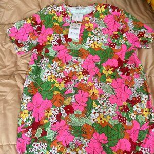 Zara Tropical Floral Print Dress